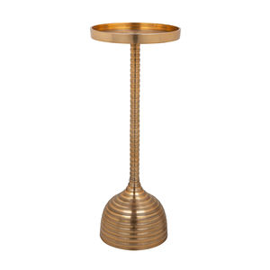 Fancy Look Aluminium <b>Side</b> <b>Table</b> Unique Design Round <b>Table</b> Top Pedestal <b>Table</b> for Living Room and <b>Bedroom</b> Furniture - Product Image 1