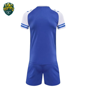 Uniformes de fútbol unisex de alta calidad, ropa deportiva transpirable de poliéster 100% con mangas cortas de talla grande, último diseño - Product Image 2