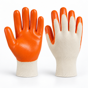 Guantes de PVC con Recubrimiento Duradero, Ajuste Cómodo y Agarre Confiable para Manipulación Industrial, Construcción y Trabajo General - Product Image 1