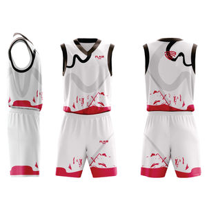 Ensemble de maillots de basketball de haute qualité pour hommes Impression numérique Chemise de sport personnalisable Tops et shorts Caractéristiques respirantes - Product Image 3