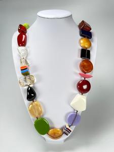 Collier de perles en résine personnalisé fait à la main pour femmes dames filles mode chaînes de perles bijoux artisanat JAVED fabriqué en Inde - Product Image 5