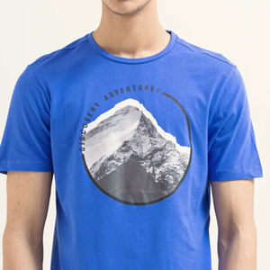 Verano vendedor caliente personalizado impreso Logo camisetas hombres camisetas al por mayor 100% algodón tripulación, fitness microfibra Camisetas cuello redondo - Product Image 6