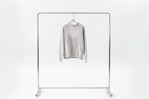 Pull à capuche grande taille pour hommes, délavé au soleil, lavé à l'acide, de haute qualité avec capuche, épaules tombantes et style uni - Product Image 5