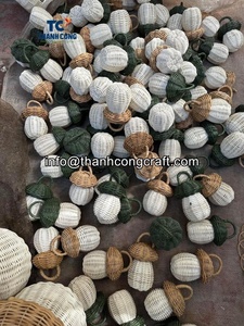 Top Bán Trắng Mây Nóc Cá Lưu Trữ Giỏ Với Nắp Vườn Ươm Phòng Trang Trí Nội Thất Giỏ Handmade <span class=keywords><strong>Wicker</strong></span> Động Vật Giỏ - Product Image 5