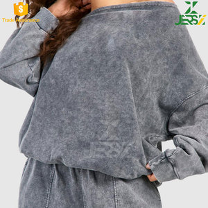 Ensemble de survêtement court deux pièces pour femme, délavé à l'acide, formel, hiver, tissé, doublé, à épaules dénudées, respirant et à séchage rapide - Product Image 4