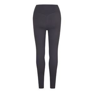 Nouveautés Leggings de yoga taille haute, taille élastique, uni, effet push-up, logo personnalisé, femmes, sans couture, spandex/nylon - Product Image 5
