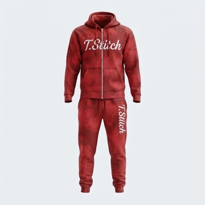 Nouveauté : Ensemble de survêtement pour homme, style streetwear, léger, respirant, séchage rapide, fermeture éclair intégrale - Product Image 6