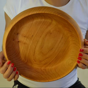 Wooden handcrafted mango wood <b>big</b> size <b>bowl</b> table -decor - handmade wooden products - kitchen ware - Product Image 1