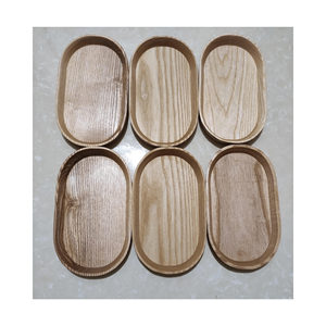 Offre Spéciale usine Logo personnalisé gâteau fruits Snack Dessert servant assiette en bois plats pour Restaurant ou décoration de la maison - Product Image 6