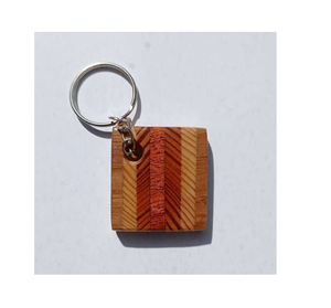 Llavero de madera de acacia de fábrica al por mayor, producto superventas, llavero de madera para regalo de empresa, creativo de fábrica Original - Product Image 3