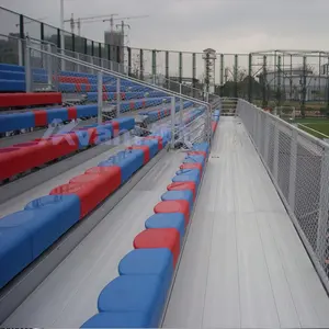 8 hàng nhôm tạm thời tribune demountable giàn giáo khán đài sân vận động chỗ ngồi ngoài trời bleachers cho sự kiện thể thao bóng đá