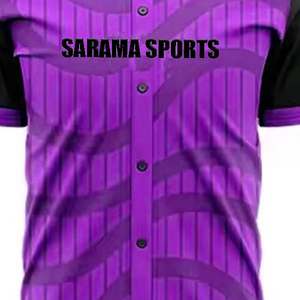 Camisetas de béisbol profesionales OEM/ODM Uniformes de equipo Fabricante Ropa de práctica transpirable Uniforme de Softbol - Product Image 4