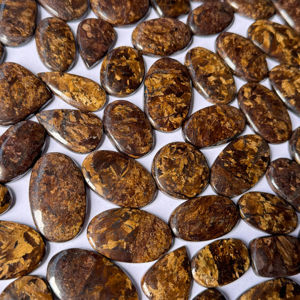 AAA + belle pierre bronzite brune en vrac pierre précieuse de guérison naturelle dégringolée au prix de fabrication - Product Image 1