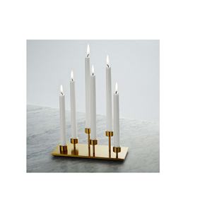 Candelabro de latón pulido de lujo, vela de Metal elegante para tamaño personalizado, precio barato con venta - Product Image 6
