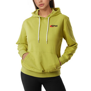 Sudaderas con capucha para mujer al por mayor, estilo oversize, de algodón liso, para uso diario, chaquetas de forro polar con capucha, ropa personalizada de invierno - Product Image 1