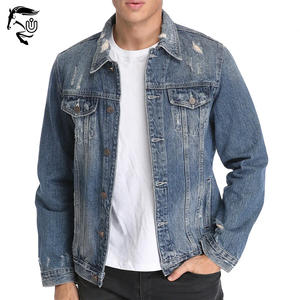 "Veste en jean personnalisée OEM 2025 | Vêtements d'extérieur en denim unisexe à la mode pour Streetwear et mode décontractée" - Product Image 5