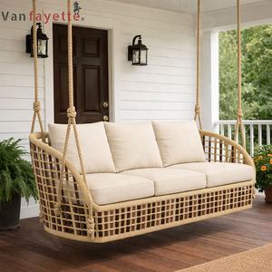 Двухместные садовые качели-гамак, двухместное подвесное кресло-качели, двухместный садовый шезлонг - Product Image 2