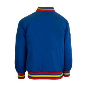 2025 nouveaux hommes hiver enduit Denim col montant Appliques Vintage étanche sport Bomber veste en gros - Product Image 2