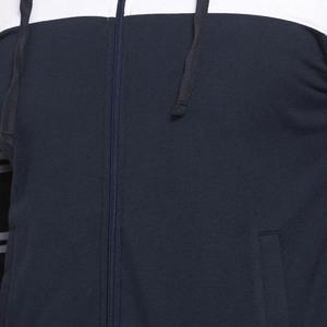 Ensemble de survêtement unisexe en velours zippé pour homme, comprenant un sweat à capuche en coton personnalisé et un pantalon de jogging évasé style streetwear - Product Image 6