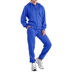 Nouveau survêtement pour femme à fermeture éclair, confortable, de différentes couleurs, marque privée, en vente, nouvelle arrivée, survêtement chaud pour femme pour l'hiver - Product Image 1