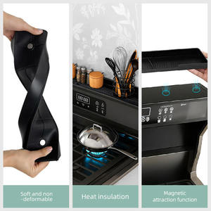 Classic Flexible Eco-Friendly <b>Silicone</b> Stove Top Shelf for Kitchen Spice Rack Organizer Oven Rack <b>Mat</b> - Product Image 6