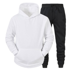 Haute qualité hiver hommes grande taille personnalisé deux pièces survêtement Jogging ensemble respirant entraînement Fitness porter - Product Image 4