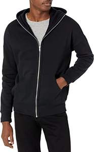 Sudadera con Capucha Unisex EcoSmart con Cierre Frontal, Mezcla de Algodón, Forro Polar Ligero, Elástico en Cuatro Direcciones, Transpirable, Cintura Elástica para Invierno - Product Image 2