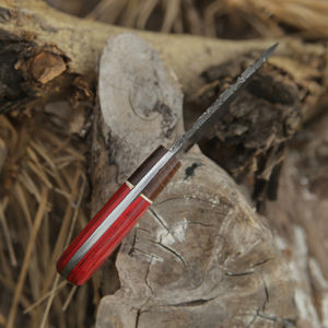 Cuchillo de Caza de Acero Inoxidable de Alta Calidad, Hoja Fija, Mango de Madera, Ecológico, Duradero, Apto para Lavavajillas, Moderno - Product Image 3