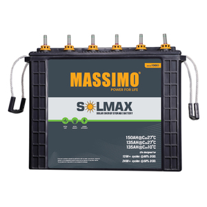 Batería de plomo ácido MASSIMO de excelente calidad 135AH 12 V Batería de almacenamiento de energía solar para compradores genuinos - Product Image 1