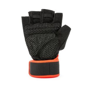 Guantes de gimnasio transpirables de medio Dedo de alta calidad, precio competitivo, venta al por mayor, guantes de cuero para levantamiento de pesas - Product Image 2