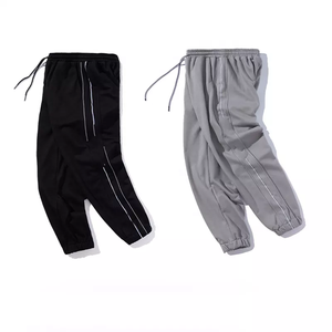 Pantalon de jogging en coton brodé pour homme, coupe slim, avec cordon de serrage - Product Image 5