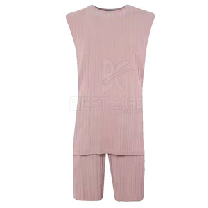 Respirant hommes sans manches ensemble court pour se prélasser hommes sans manches ensemble court pour l'extérieur - Product Image 5