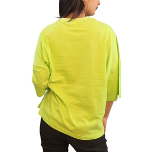 Camiseta de alta calidad, camiseta de diseñador para mujer, camisetas promocionales de lujo con logotipo personalizado de gran tamaño de 100% algodón de BD - Product Image 2