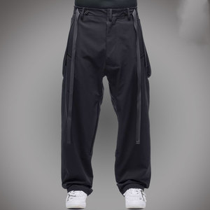 Cyber Techwear Hombres 2025 Ninja Streetwear Pantalones Dark Hip Hop Estilo Funcional Cargo Bolsillos Correas/Cyberpunk Techwear Cloth - Product Image 1