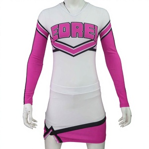 ชุดยูนิฟอร์มเชียร์ลีดเดอร์สำหรับผู้ใหญ่แบบสั่งทำพิเศษของ Solid Traders พร้อมโลโก้ด้านหน้า ผลิตจากโพลีเอสเตอร์ 100% พิมพ์ลายดิจิทัล - Product Image 1