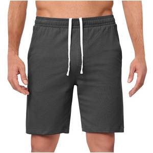 Verano nuevos pantalones cortos con cordón hombres Casual Jogger Sweathshorts Casual clásico entrenamiento gimnasio correr deportes tablero pantalones cortos - Product Image 1