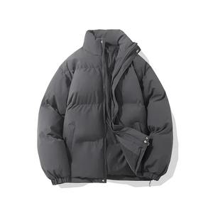 Autumn and Winter Vintage Warm Puffer Jacket Women High Neck Zipper Design Cotton-<b>Padded</b> Coat - Product Image 2