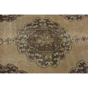 พรมขนสัตว์ตุรกีสีเบจสีน้ำตาลวินเทจ28x126ฟุตพรมลาเท็กซ์สำหรับตกแต่งบ้าน - Product Image 4