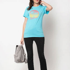 T-shirts coupe ample pour femmes les plus vendus du fabricant pakistanais Collection d'été écologique Nouvelle arrivée - Product Image 4