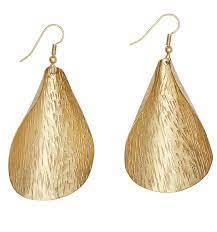 ต่างหูทองเหลืองขัดเงาแฟชั่นต่างหูชุบทองหลายรูปทรงสวยงามต่างหูอัญมณีทำด้วยมือหัตถกรรมขายดี - Product Image 6