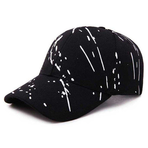 2025Top Venta de 5 paneles Terry Graffiti impreso gorras de béisbol impermeable al aire libre sombrilla Casual colores personalizados Logo transpirable - Product Image 1