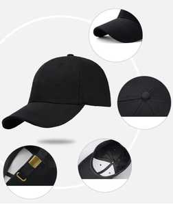 Ropa informal para hombres, gorras de pico de pato de poliéster con borde plano, sombrero de campamento para exteriores, gorras de béisbol de ala grande para deportes de ocio de peso ligero - Product Image 4