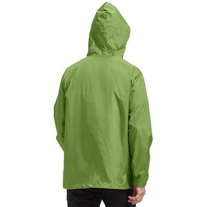 Veste coupe-vent de style streetwear à capuche en polyester épais, imperméable et respirant, personnalisable avec un MOQ faible, pour hommes et femmes - Product Image 6