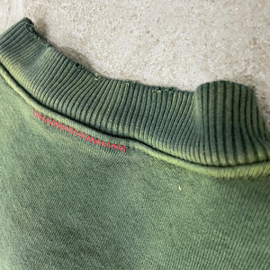 Venta al por mayor OEM personalizado cuello redondo gota hombro peso pesado sudadera bolsillo Vintage lavado ácido Sudadera con capucha Unisex sol desteñido sudadera - Product Image 5