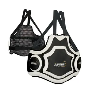 Wholesale Boxing Chest Guard Professional Custom Logo <b>Kick</b> Boxing Training <b>Shield</b> Durable PU and Leather Body Protector - Product Image 1