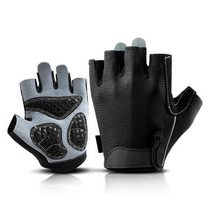 Guantes de ciclismo duraderos de carreras de nuevo diseño al por mayor guantes lavables de medio dedo resistentes con cobertura de peso ligero - Product Image 5