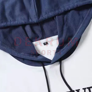 Conjunto de Chándal para Hombre con Capucha, Ligero, de Color Liso, Personalizable, 100% Algodón, Ecológico, Transpirable, Todas las Tallas - Product Image 4