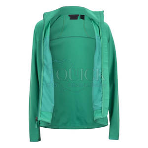 Nueva llegada de secado rápido para mujer Chaquetas Softshell transpirable ligero de nailon de punto ecológico - Product Image 3