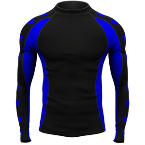 Rashguards en vente, Rashguards compressés de natation, BJJ rashguards, MMA porte des rashguards, Rashguards de haute qualité - Product Image 3