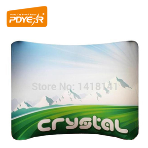 Tùy chỉnh thiết kế đường cong căng thẳng vải hiển thị Backdrop triển lãm thương mại biểu ngữ đứng cá nhân - Product Image 5